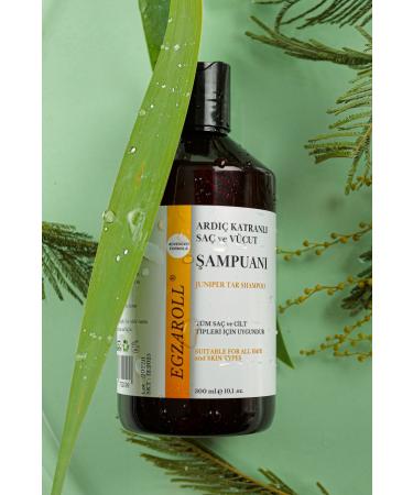 Egzaroll Juniper Tar Hair and Body Shampoo 300ml - Buy Online on GoSupps.com