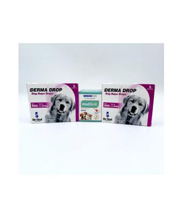 Dr Sed Pharma 11-20kg Dog Nape Drops 2 boxes + Pharmased Multivitamin
