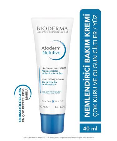 Bioderma Very Dry Ripe Avocado and Shea Butter Skin Nourishing Moisturizing Face Cream 40ml