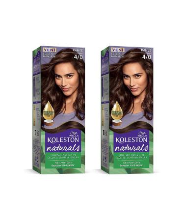 Wella Koleston Naturals Hair Dye 4/0 Brown X 2 Pieces - Buy Online on GoSupps.com