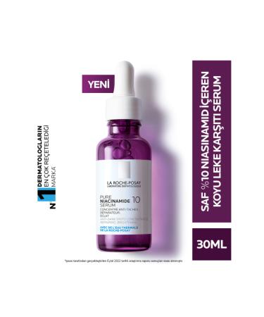 La Roche Posay Pure Niacinamide Anti-Dark Spot Moisturizing Brightening Serum 30ml - Buy Online on GoSupps.com