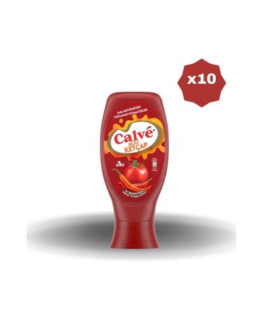 Calve HOT KETCHUP 400 GR X 10 PIECES