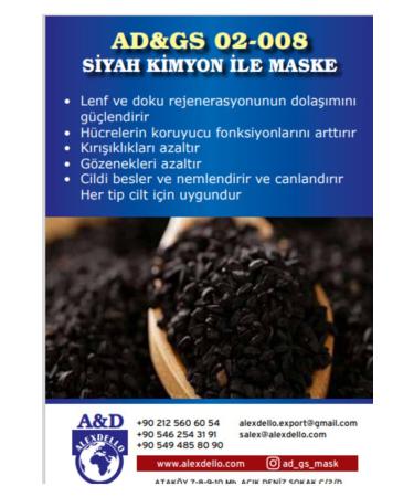 ALEXDELLO AD&GS Mask With Black Cumin