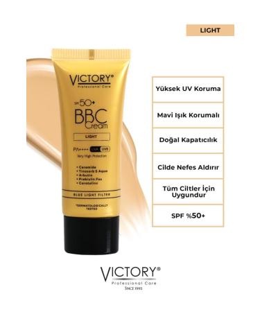 Victory Bbc Cream Moisturizing Natural Concealer Spf50 02-light 40 ml - Buy Online on GoSupps.com