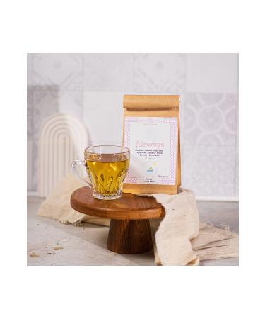 Haven Herbs & Blends Airways 50 gr | Eucalyptus - Hyssop - Ivy Root - Medicinal Mint - Ginger - Fennel |