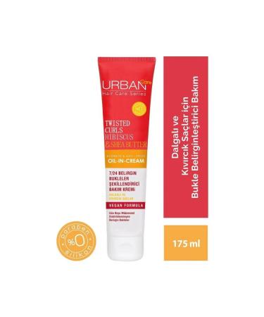 Urban Care Curl Hibiscus Water & Shea Butter Leave-In Cream 175 ml