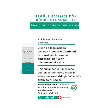 Le D sire Cosmetics Under Eye Care Serum Cream Instant Anti-Wrinkle Dark Circle 30 Ml - Buy Online on GoSupps.com