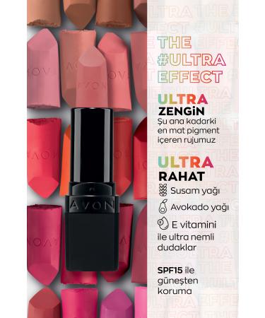 Avon Ultra Matte Lipstick - Pure Pink - Buy Online on GoSupps.com