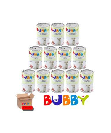 BUBBY LAMB MEAT PUPPY DOG CANNED FOOD 415 GR X 12 PIECES