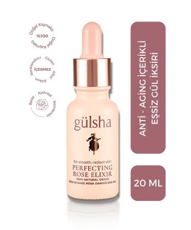 G lsha Unique Rose Elixir Face Oil - Face Serum 20 ml
