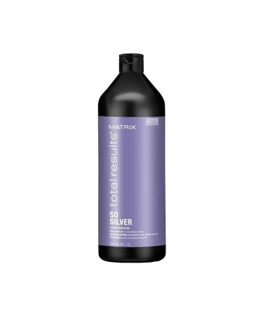 Matrix Total Result So Silver Color Obsessed Porous Hair Strengthening Moisture Shampoo 1L BeautyS.X66
