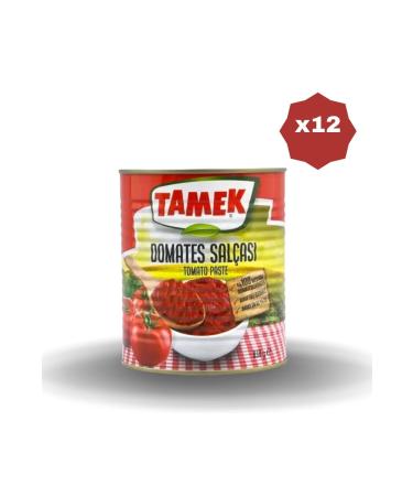 TAMEK TOMATO PASTE 830 GR x 12 PIECES