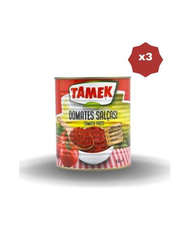 TAMEK TOMATO PASTE 830 GR x 3 PIECES