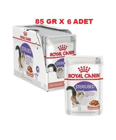 Royal Canin Sterilized Gravy Pouch 85 Gr x 6 pieces