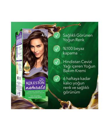 Wella Koleston Naturals Hair Dye 4/0 Brown X 2 Pieces - Buy Online on GoSupps.com