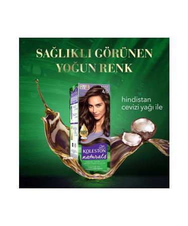 Wella Koleston Naturals Hair Dye 4/0 Brown X 2 Pieces - Buy Online on GoSupps.com