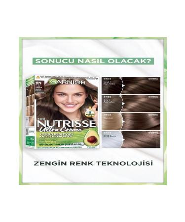 Garnier Nutrisse Intensive Nourishing Permanent Cream Hair Dye 6N Natural Dark Blonde - Buy Online on GoSupps.com