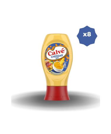 Calve CHEDDAR SAUCE 240 GR X 8 PIECES