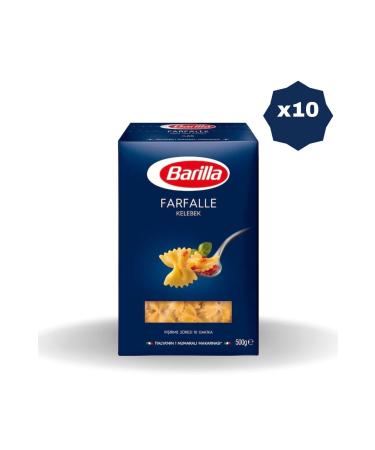 Barilla BARILLA BUTTERFLY PASTA 500 GR X 10 Pieces