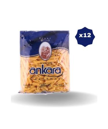 Nuh'un Ankara PENNE PASTA 500 GR X 12 Pieces