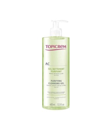 Topicrem AC Purifying Cleansing Gel for Oily Sensitive Skin 400 ML