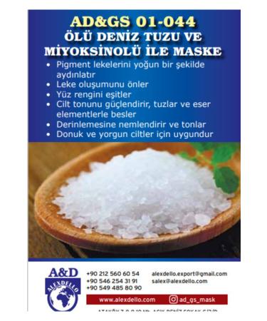 ALEXDELLO AD&GS Mask with Dead Sea Salt and Myoxynol - Buy Online on GoSupps.com