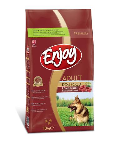 Enjoy Lamb Meat Rice Adult Dog Food 10 Kg
