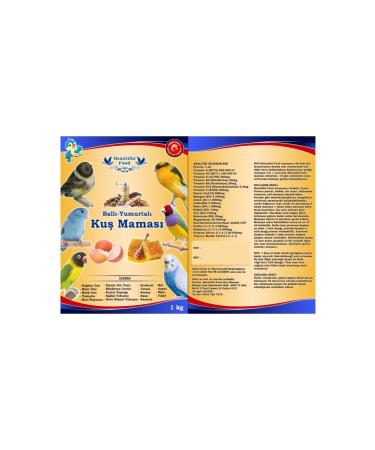 Beautiful Food Honey Egg Bird Food Bird Food 500 gr - Buy Online on GoSupps.com