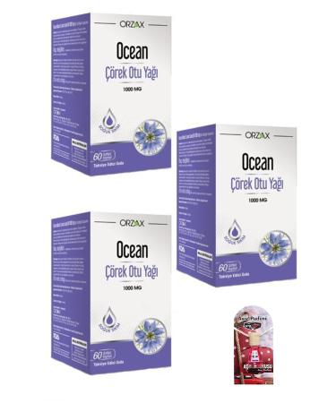 Ocean Black Cumin Oil 60 Capsules X 3 Pieces