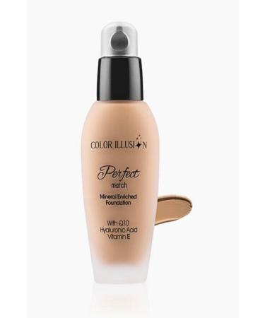 Huncalife CI Perfect Match Foundation - Caramel 35 Ml