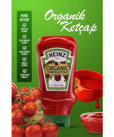 Heinz Organic Ketchup 580 Gr - Buy Online on GoSupps.com
