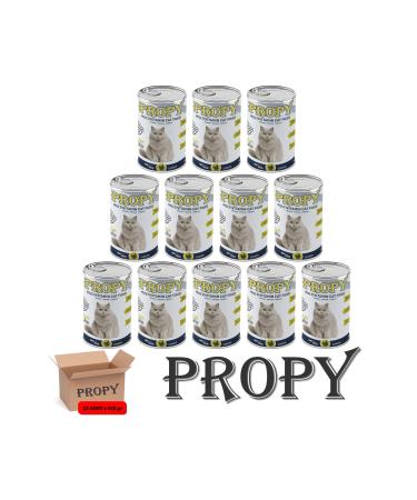 PROPY CHICKEN MEAT ADULT CAT CANNED FOOD 415 GR X 12 PIECES