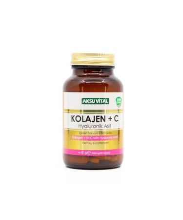 Aksu Vital Aksuvital Collagen Vitamin C & Hyaluronic Acid (60 TABLETS 54 GR)