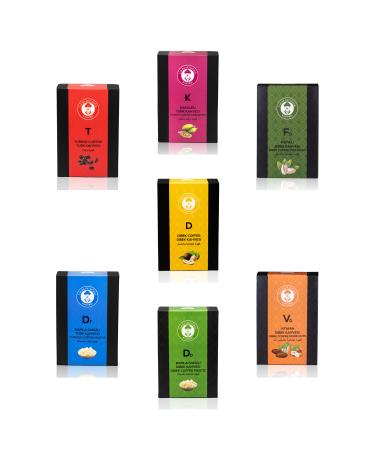 Historical Ertu rul Coffee Introduction Set Turkish and Dibek Coffee Varieties Box 200 G - 7 Varieties