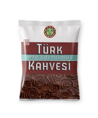 Kahve D nyas Medium Roast Turkish Coffee 100 gr - 12 pieces - Buy Online on GoSupps.com