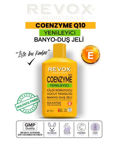 Revox Coenzyme Q10 Skin Renewing Sulfate-Free Bath and Shower Gel 400 ml