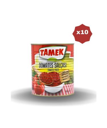 TAMEK TOMATO PASTE 830 GR x 10 PIECES