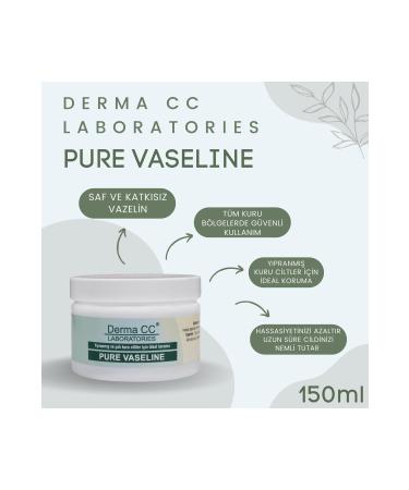 Derma CC LABORATORIES Sensitive Pure Vaseline - Pure Additive-Free Vaseline 150ml X 2 Pieces - Buy Online on GoSupps.com