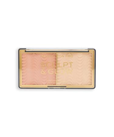 Revolution Pro Highlighter Sculpt & Glow Palette Light Medium 8 gr - Buy Online on GoSupps.com