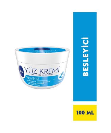 NIVEA Nourishing Face Cream 100 Ml Make-up Base 24 Hour Moisturizer Fast Absorbing Face Care Cream X 2 PCS