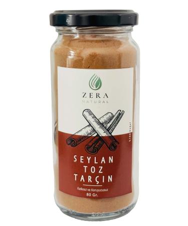Zera Natural Ceylon Cinnamon Powder 80 Grams