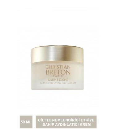 Christian Breton Rich - Super Moisturizing Effective Revitalizing Face Cream for Dry Skin 50 Ml KeyProduct913