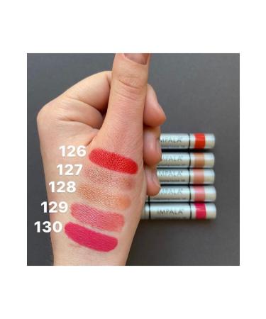 IMPALA Lipstick Orange Red - Longlasting Lipstick No: 126 - Buy Online on GoSupps.com