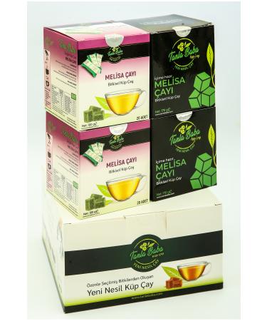 TanlaBaba Wrapped Balm Tea 100 gr Balm Tea 170 gr Pack of 4 Balm Tea Cube Tea