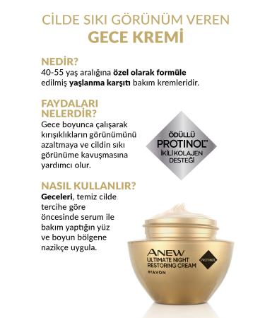 Avon Anew Ultimate Night Face Cream 50 Ml. - Buy Online on GoSupps.com