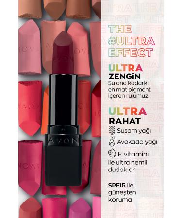 Avon Ultra Matte Lipstick - Wild Cherry - Buy Online on GoSupps.com