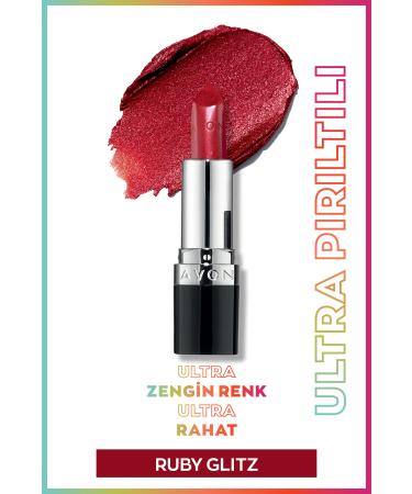 Avon Ultra Shimmer Lipstick - Ruby Glitz