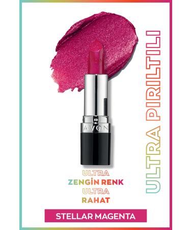 Avon Ultra Shimmer Lipstick - Stellar Magenta