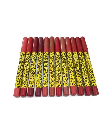 ELFSELY Permanent Waterproof Lip Pencil 12 Colors - Buy Online on GoSupps.com