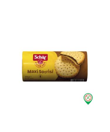 Schar Maxi Sorrisi Cocoa Cream Biscuits 250 Gr